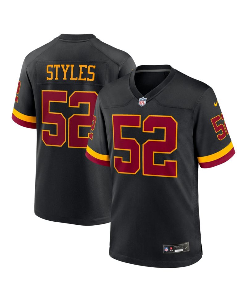 Men's Sonny Styles Black Washington Commanders Game Player Jersey