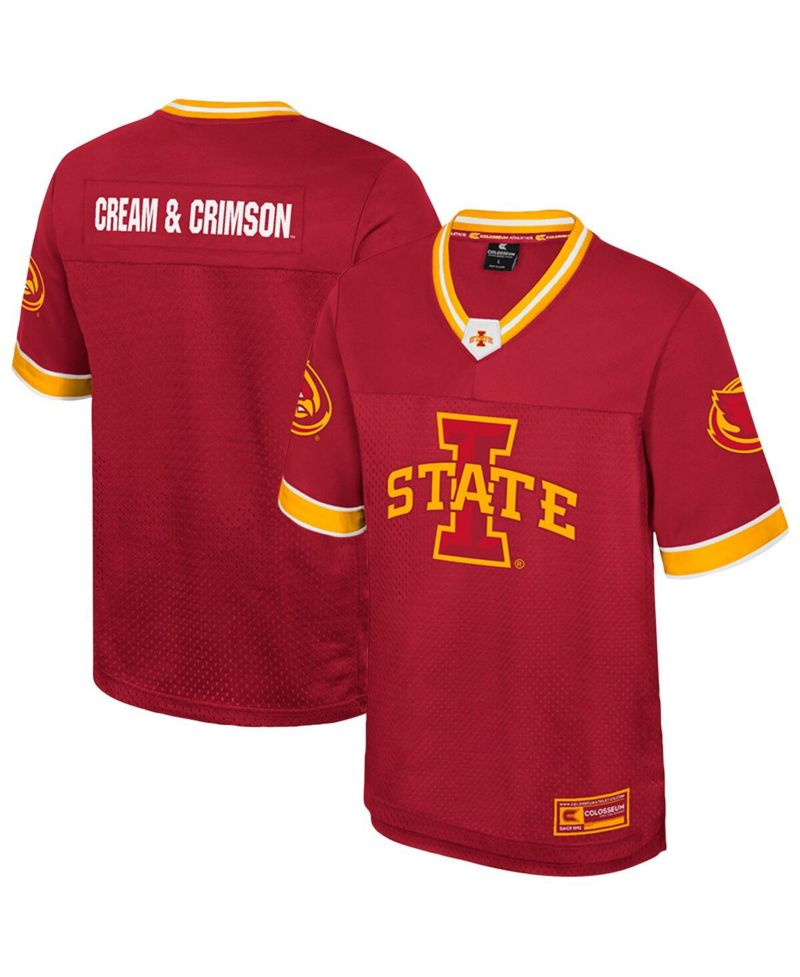 Men's Cardinal Iowa State Cyclones Nothing But The Hits Football Jersey