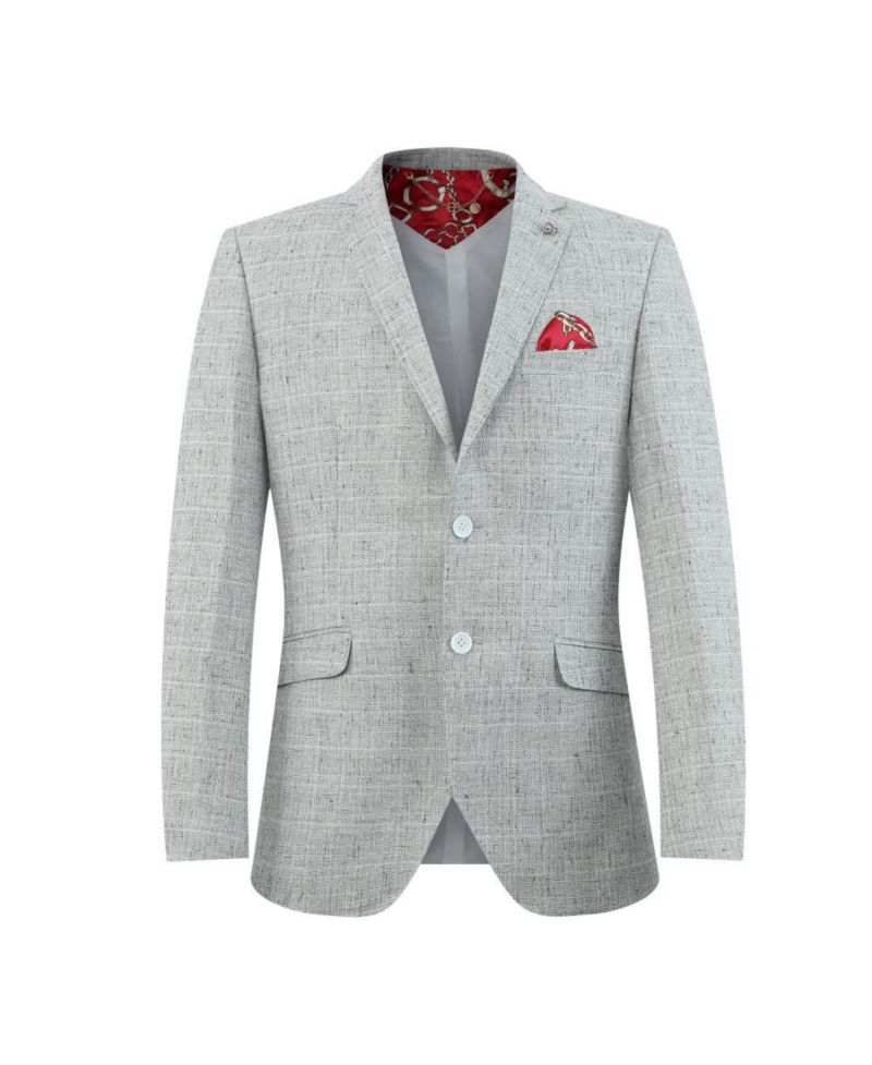 Men's Slim Fit Melange Sports Coat Jacket