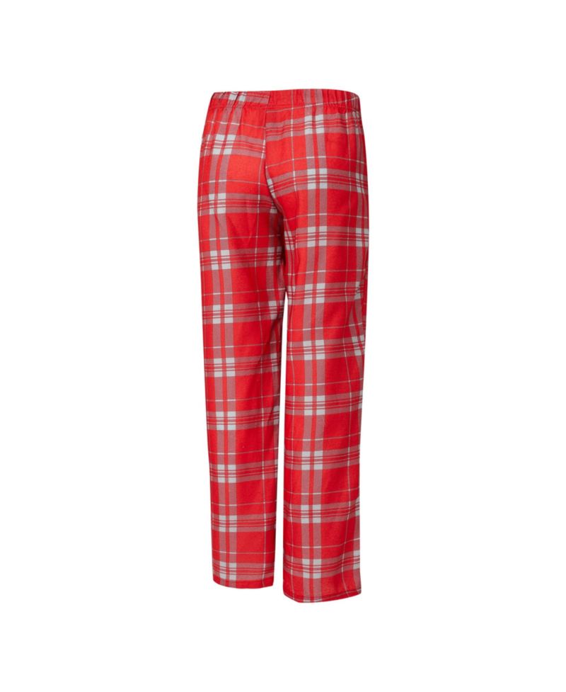 Women's 2-Piece Heather Gray/Scarlet San Francisco 49ers Regulate Plaid Tank Top and Pants Sleep Set