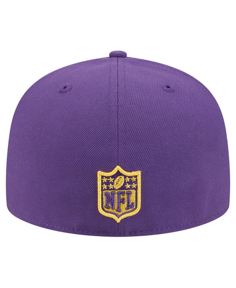 Men's Purple/Gold Minnesota Vikings Break 59FIFTY Fitted Hat