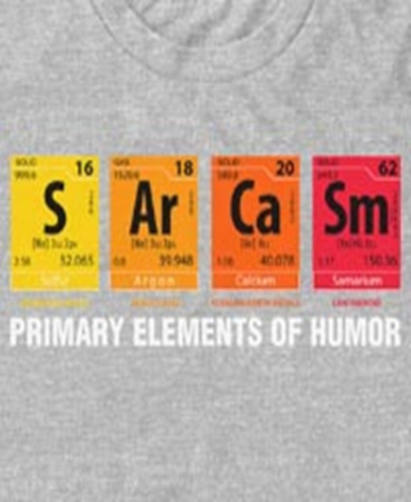 Men's Elements of Humor Short-Sleeve Crew T-Shirt