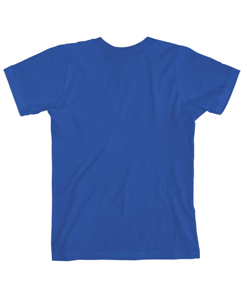 Supa Buddies Youth Royal Blue Crew Neck Short Sleeve T-shirt-XS
