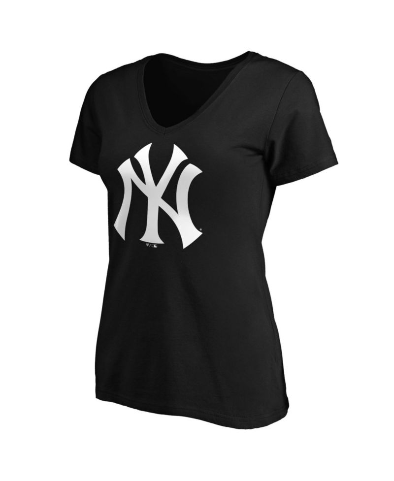 Women's New York Yankees V-Neck Short-Sleeve T-Shirt