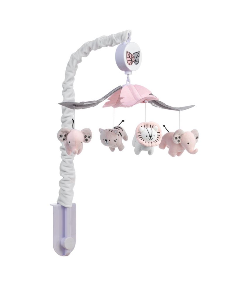 Happy Jungle Musical Safari Animals Crib Mobile