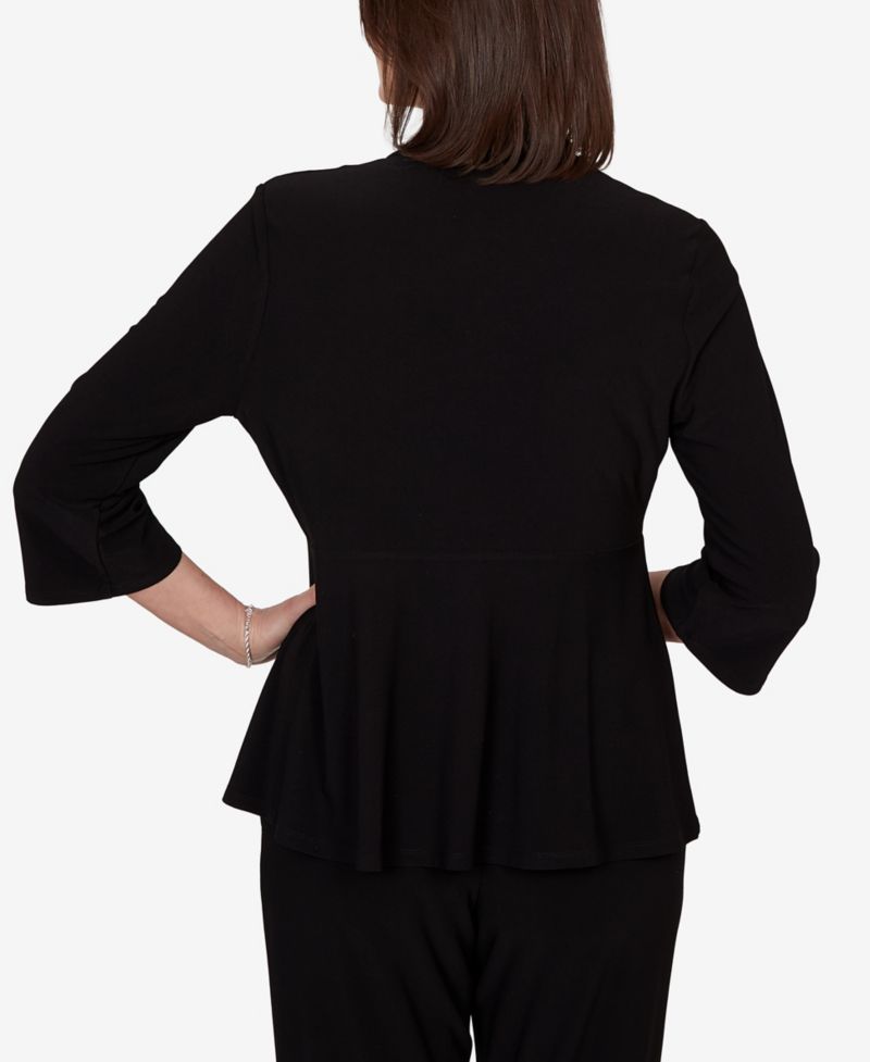 Petite Light Open Crepe Cardigan Top