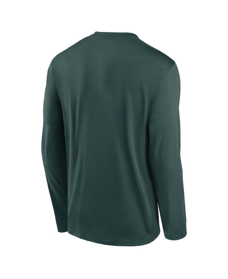 Men's Green Michigan State Spartans Prime TimeAlternate Logo Legend Long Sleeve T-Shirt