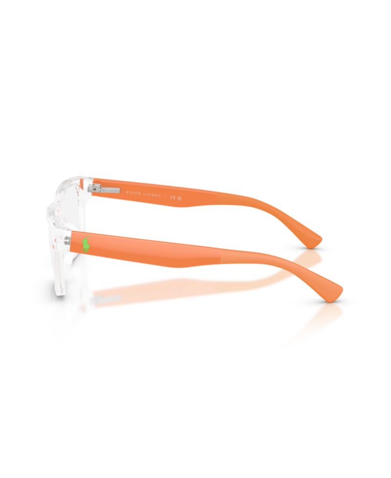 Kids Rectangle Plastic PP8555U Eyeglasses(Ages 11-13)