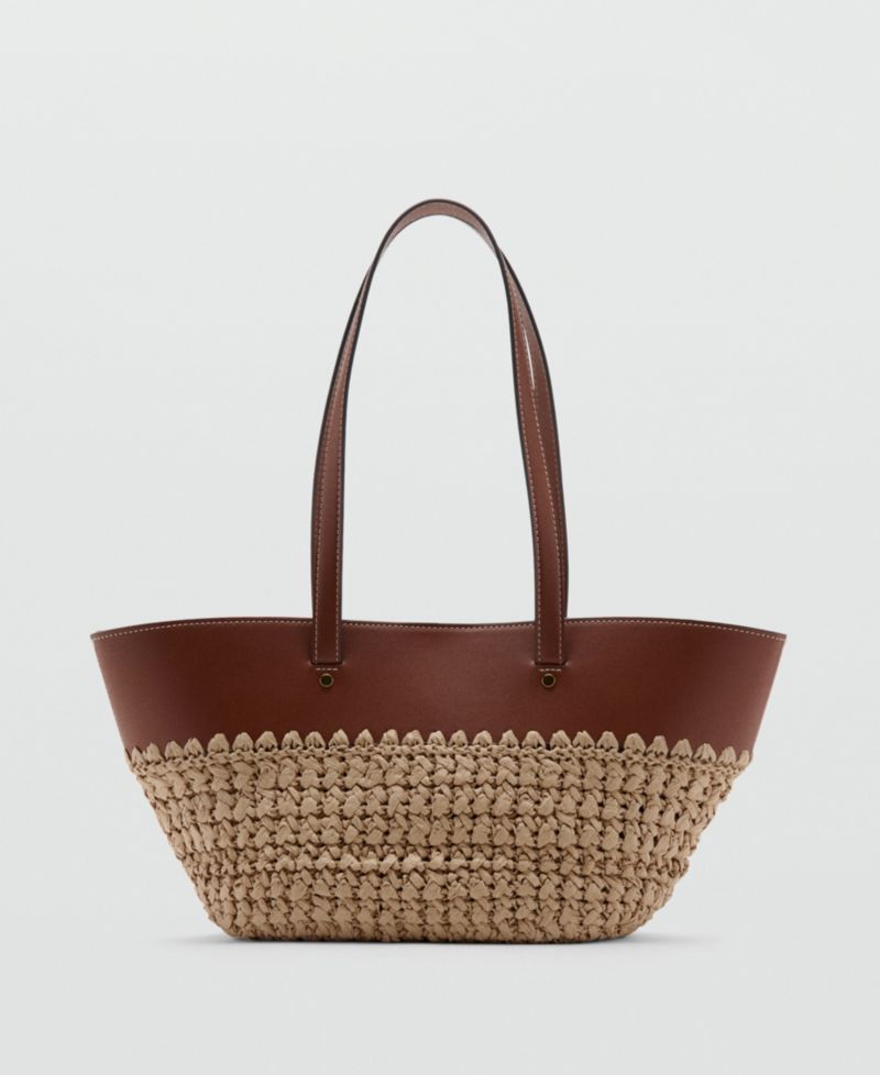 Women's Natural-Fiber Tote Bag