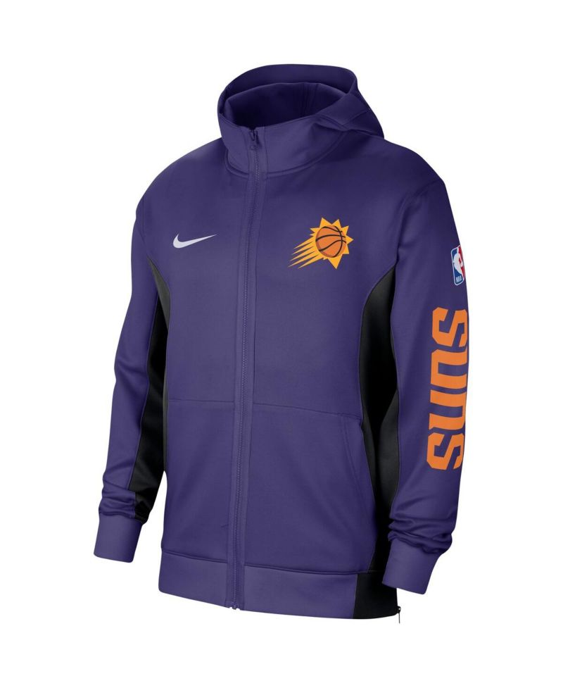 Men's Purple Phoenix Suns 2023/24 Authentic Showtime Full-Zip Hoodie