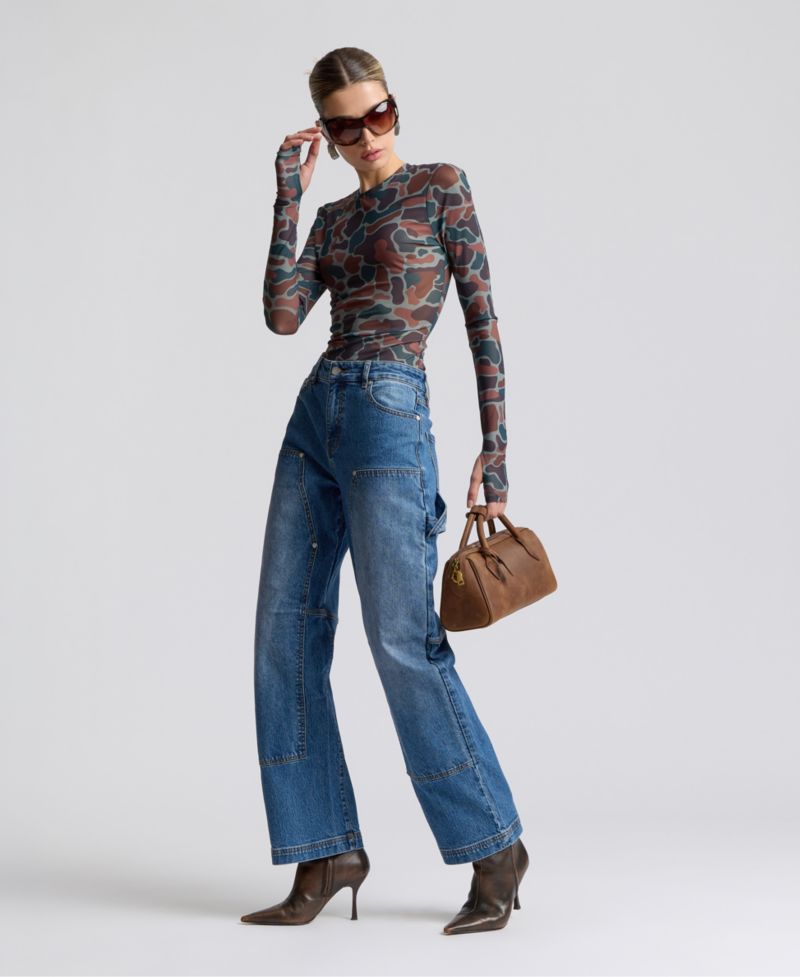 Women's Mid-Rise Barrel Jeans