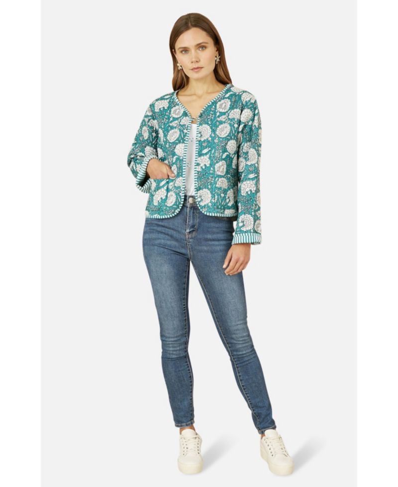 Women's Floral Patchwork Reversible Jacket