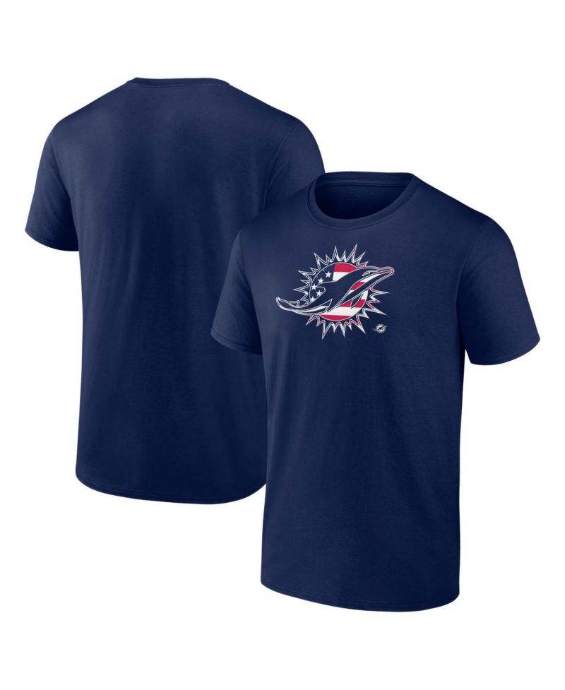 Men's Navy Miami Dolphins Americana T-Shirt