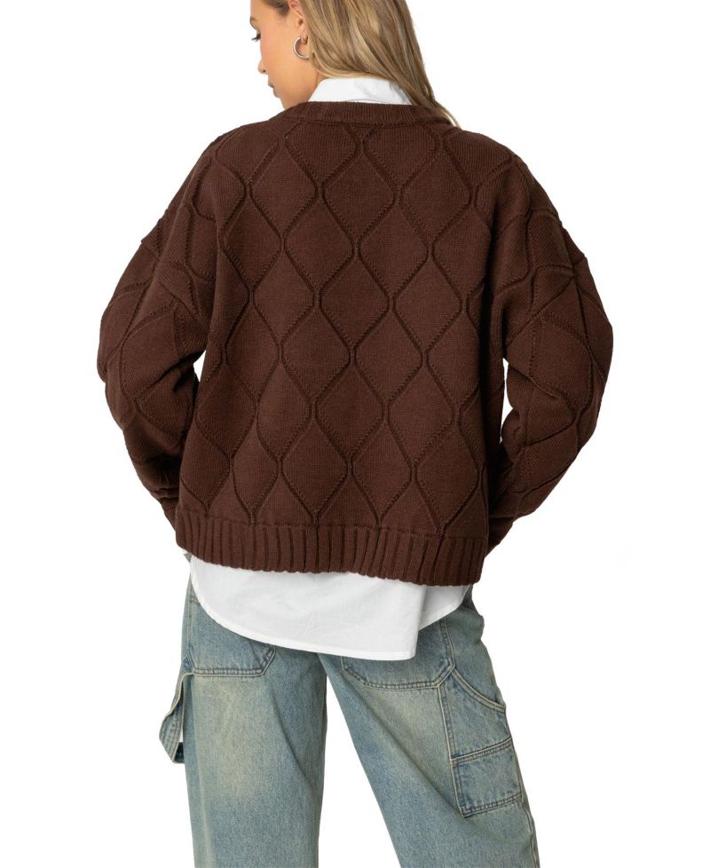 Women's Cass Oversized Textured Knit Sweater