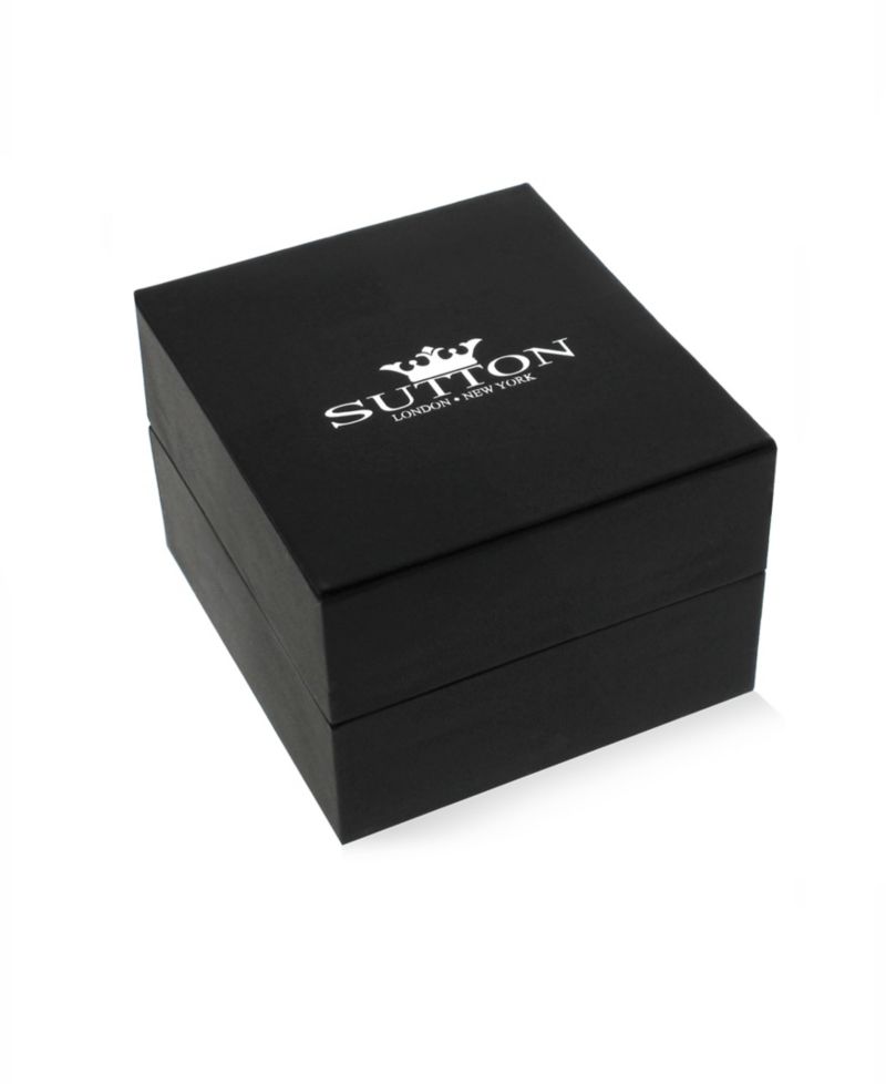 Men's Cubic Zirconia Iced Stud Earrings in 14k White Gold Plated Sterling Silver