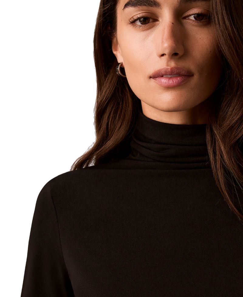 Women's Long-Sleeve Crepe Jersey Top