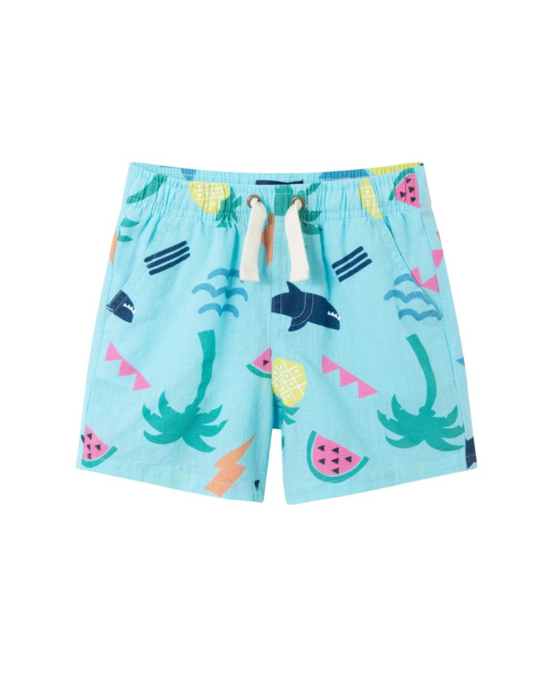 Toddler Boys Toddler/Child Beach Print Buttondown Set