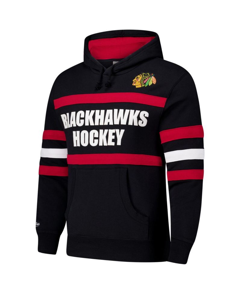 Men's Black Chicago Blackhawks Head Coach Slogan Pullover Hoodie