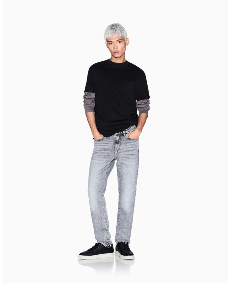 Men's Grid Box Top Chest T-Shirt