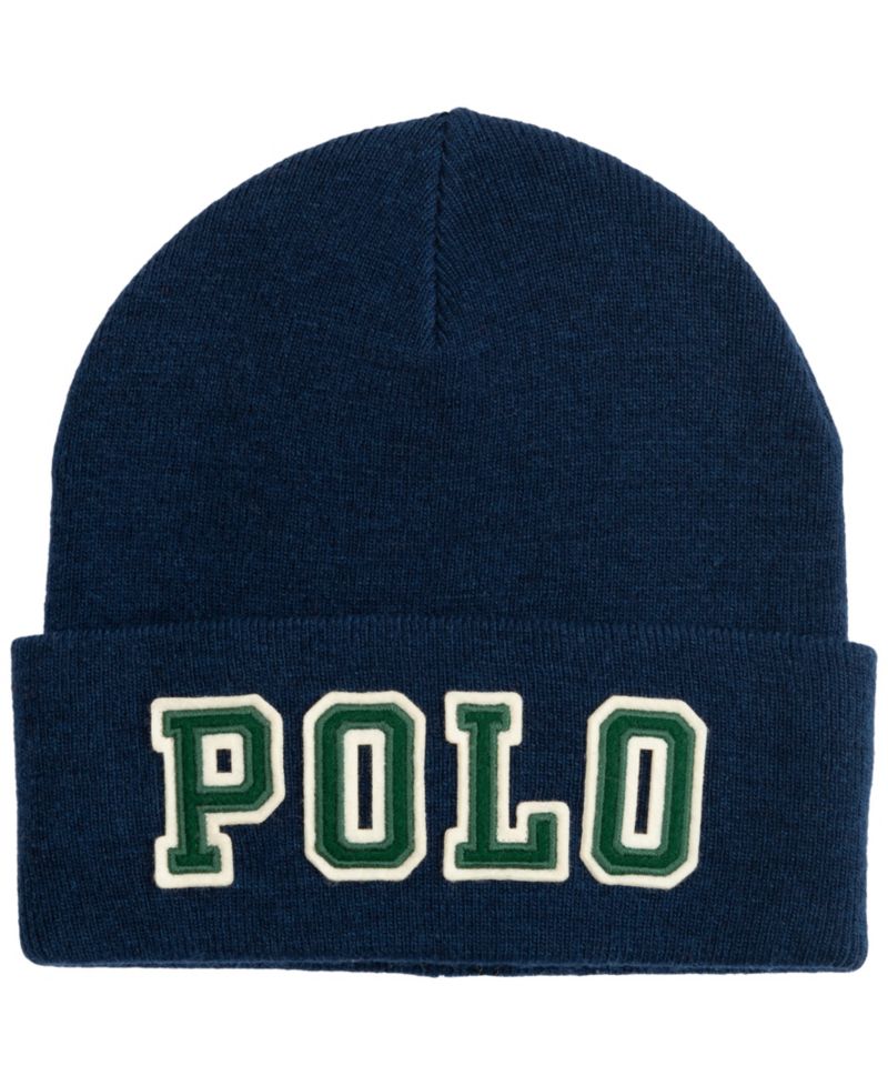 Men's Polo Patch Beanie Hat