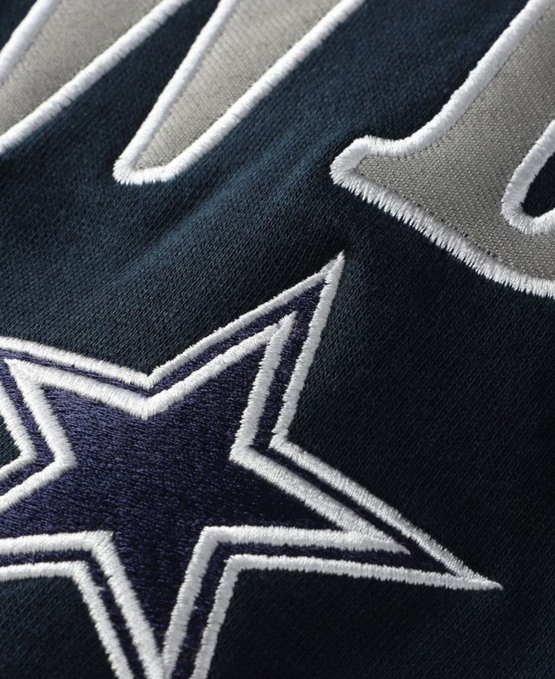 Women's '47 Navy Dallas Cowboys Plus Size Vantage Mock Neck Pullover