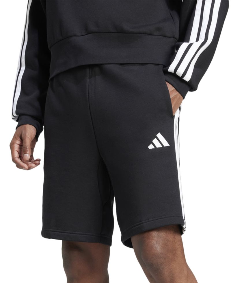 Men's Essential Three Stripes Fleece Shorts