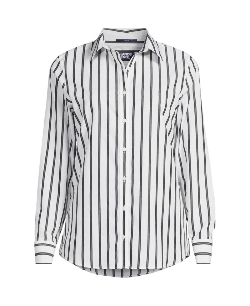 Plus Size No Iron Supima Cotton Long Sleeve Shirt