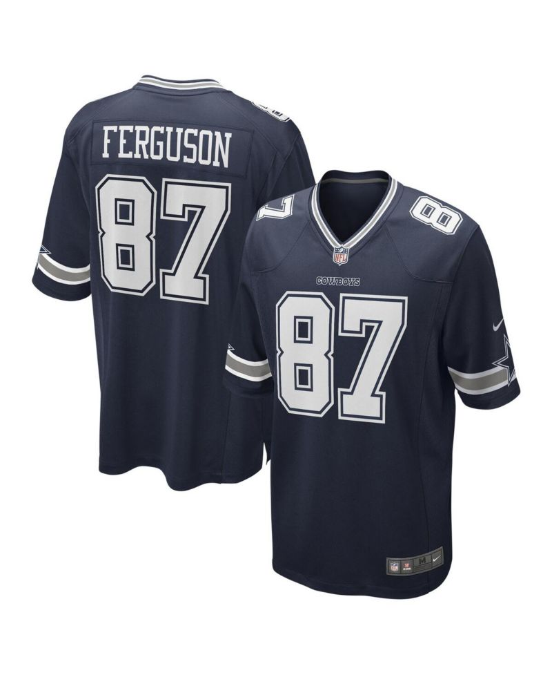 Men's Jake Ferguson Dallas Cowboys Game Jersey