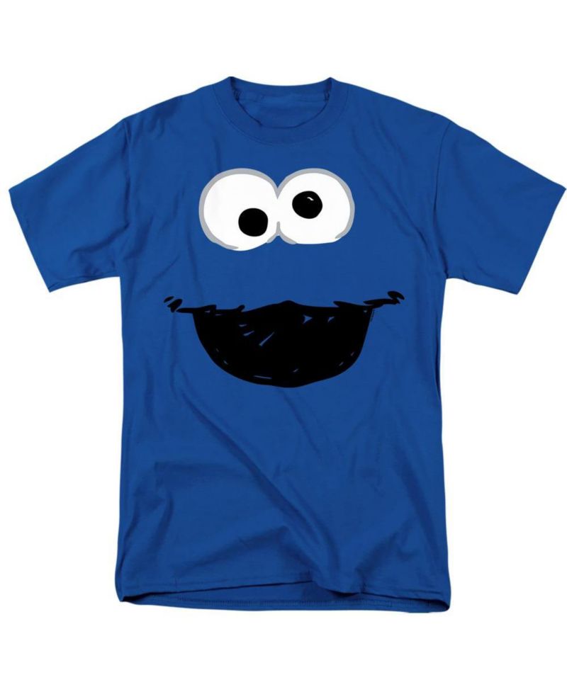 Men's Cookie Monster Crayon Sketch T-Shirt