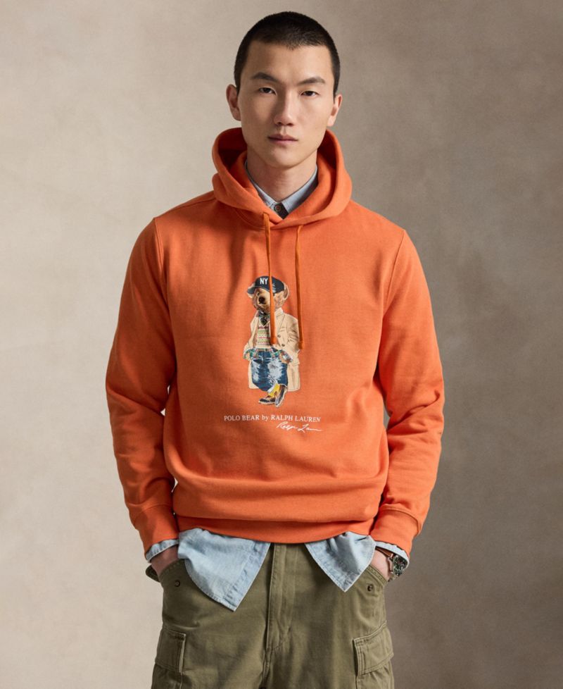 Men's Polo Bear Fleece Hoodie