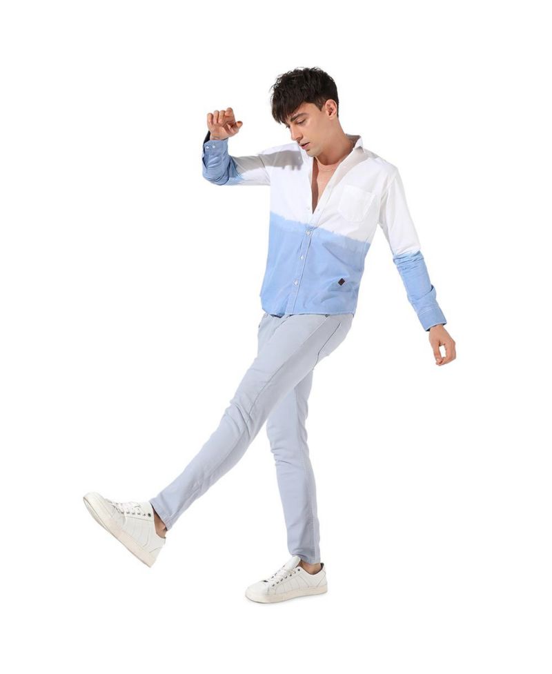 Men's Ombre Contrast Shirt