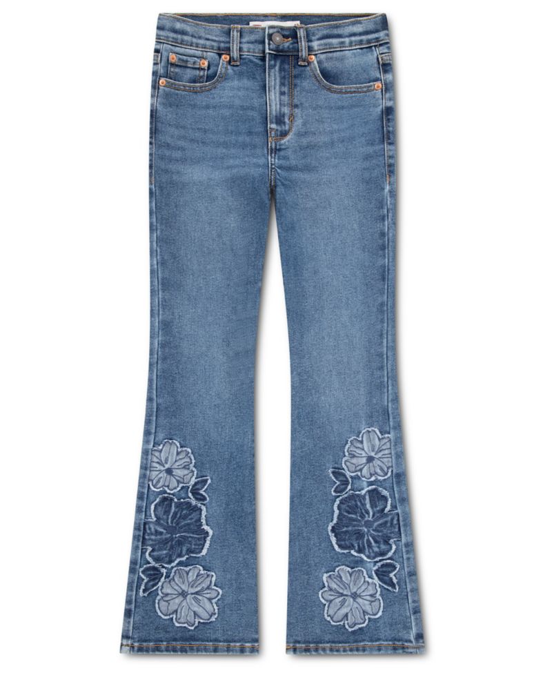 Girls' 7-16 726™ Frayed Flowers Flare Jeans