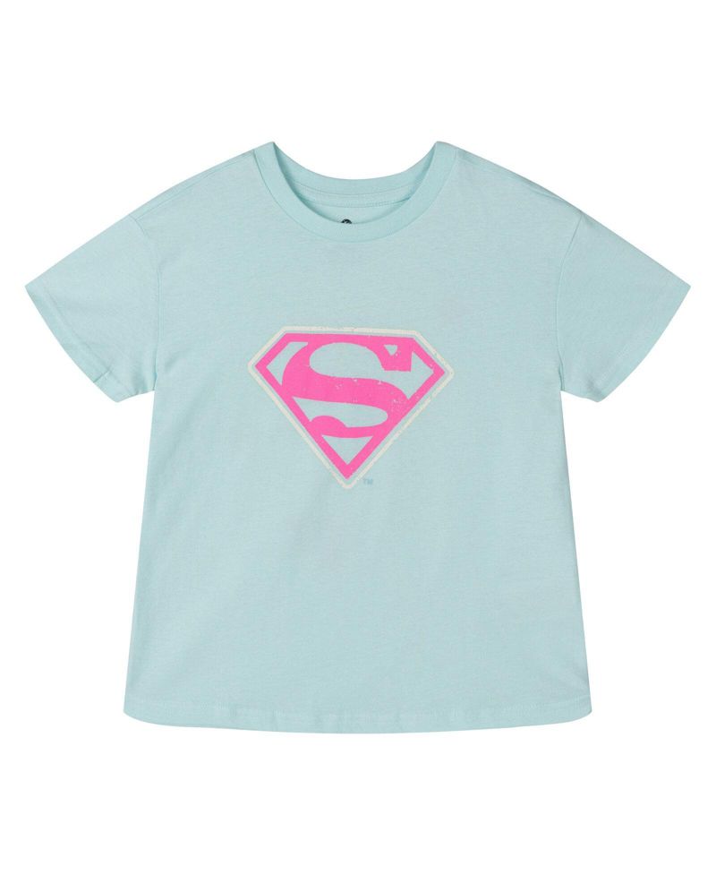 Kids Outfit/Sets(5-16)Supergirl Girls' 2-Piece Tee and Flare Leggings Set