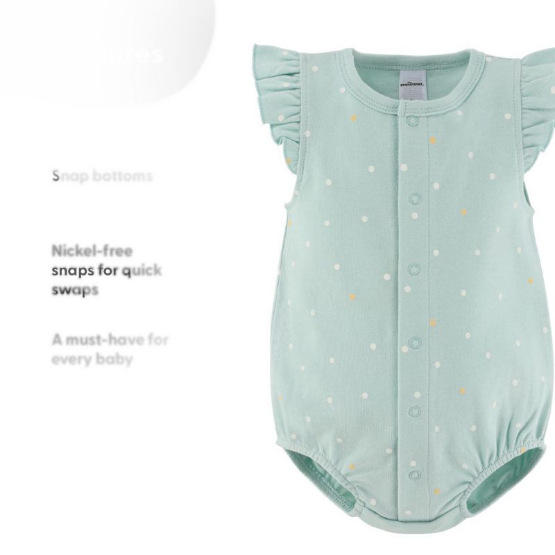 Baby Girls Rompers - 2 Pack, Daisy