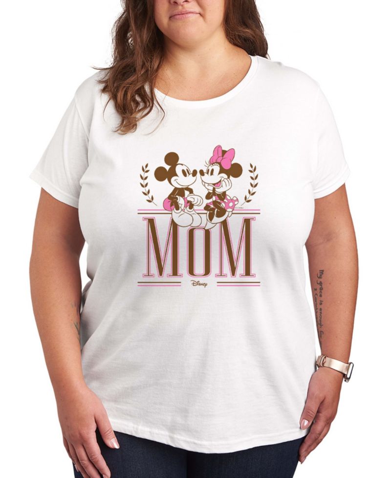 Plus Size Disney Mom Prep Collegiate Short-Sleeve Graphic T-Shirt