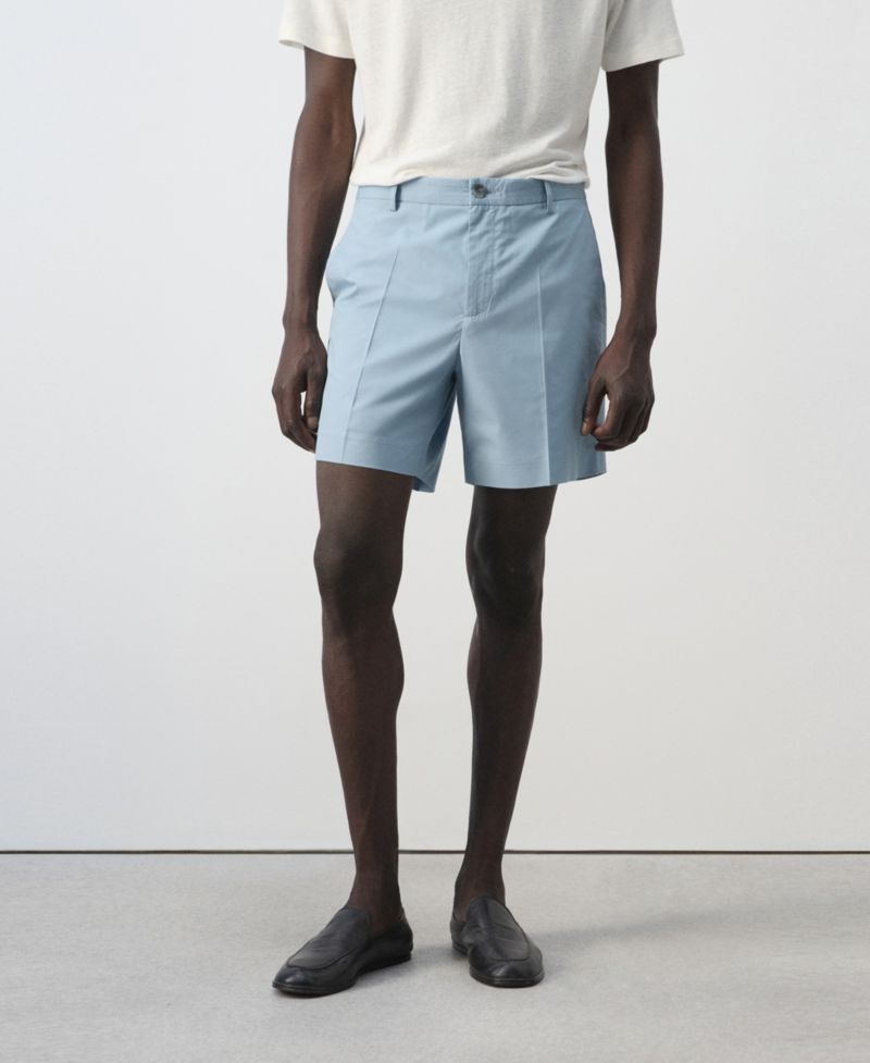Men's Slim-Fit Cotton-Lyocell 6.69" Bermuda Shorts
