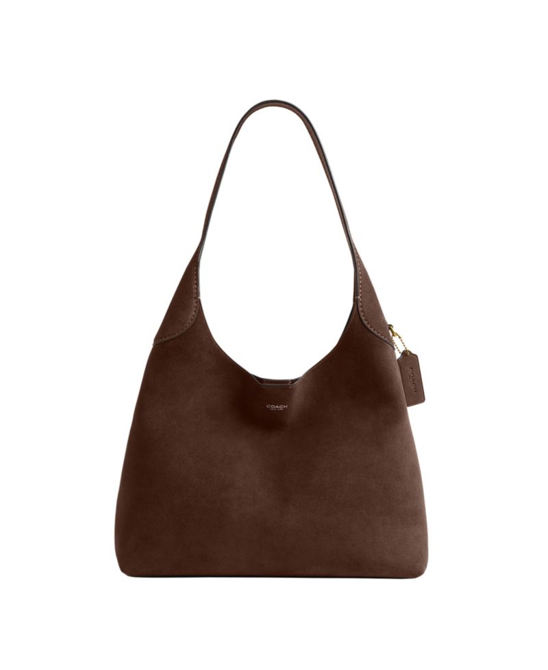 Brooklyn Large Suede Shoulder Bag 34