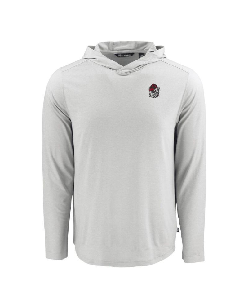 Men's Gray Georgia Bulldogs Coastline Epic Comfort Eco Long Sleeve Hoodie