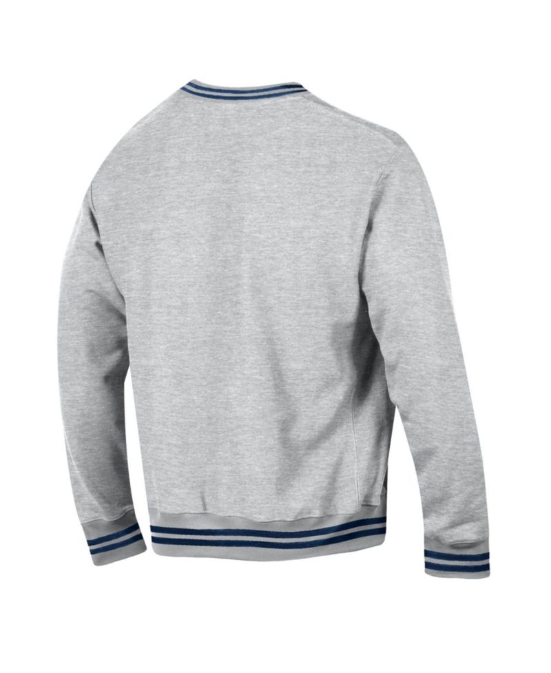 Men's Gray New England Patriots Reverse Weave Fleece Sweatshirt