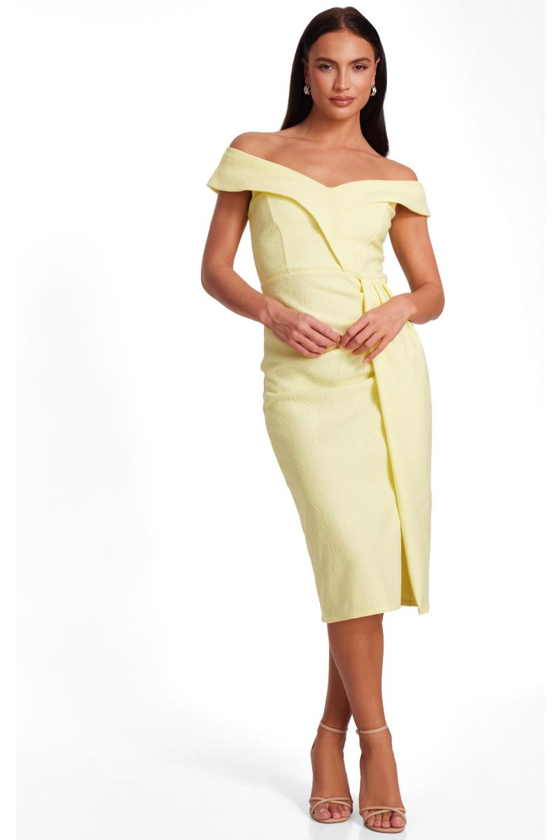 Women's Jacquard Midi Dress