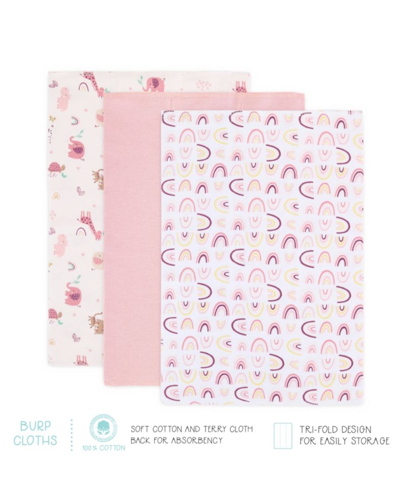 Baby Girls Newborn Shower Gift Set Layette Essentials, Pink