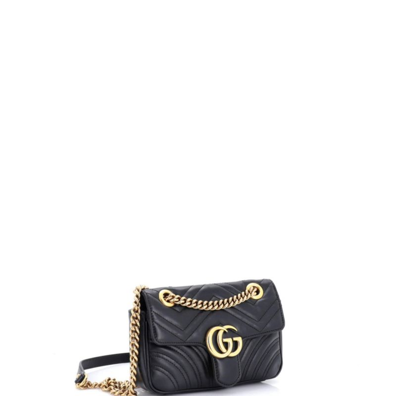 Small GG Marmont Flap Bag Matelasse Leather