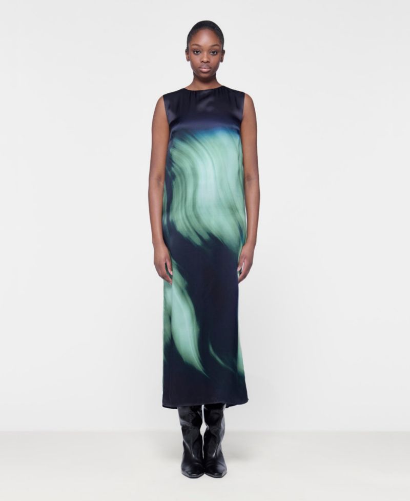 Women's Sleeveless Printed Dress