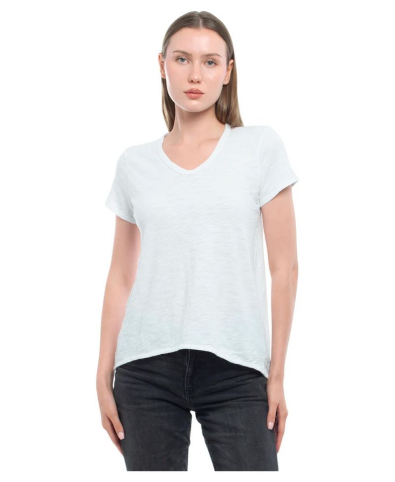 Women's Short Sleeve Shrunken Boyfriend Tee