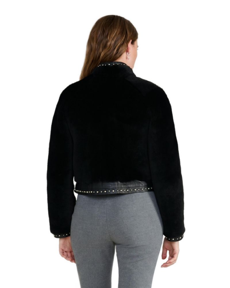 Women's Harper Studded Shearling Jacket