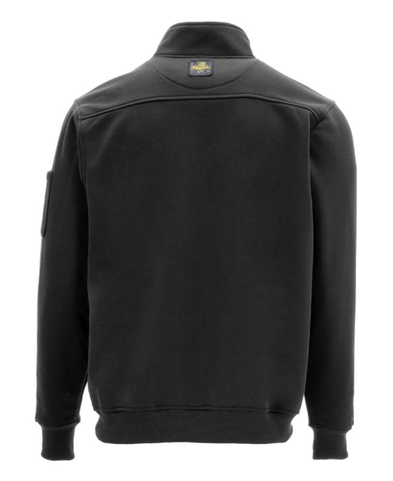 Men's Quarter-Zip Sweatshirt - Insulated Work Pullover with Thermal Comfort
