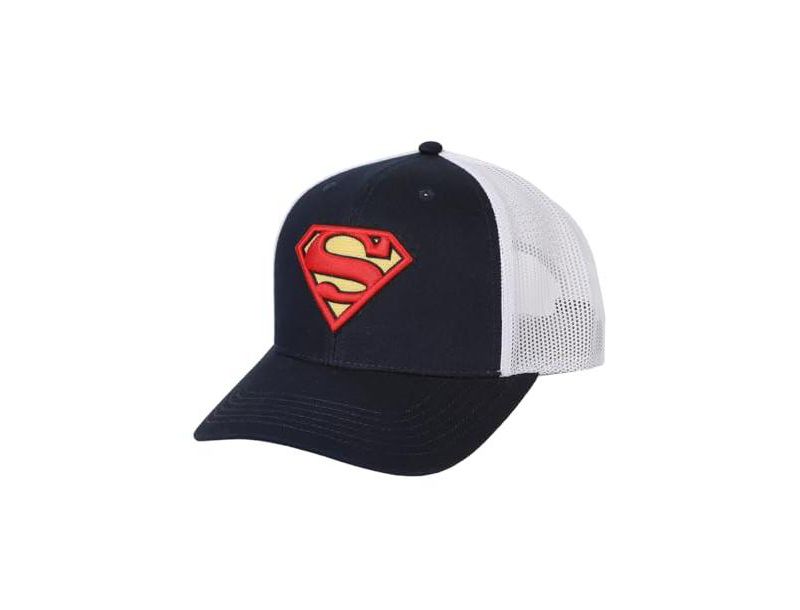 Men's 3D Embroidered Logo Navy Trucker Hat
