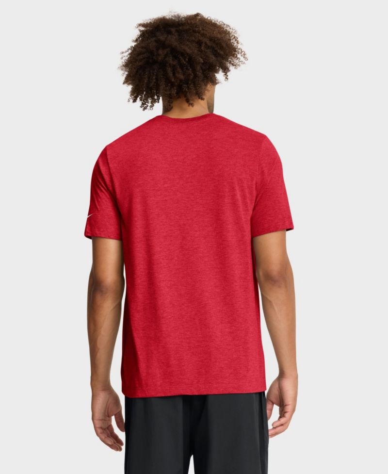 Men's San Francisco 49ers Believe The Game Tri-Blend Crewneck T-Shirt