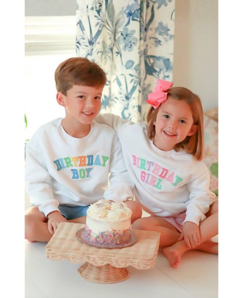 Little/Big Girls Birthday Girl Sweatshirt