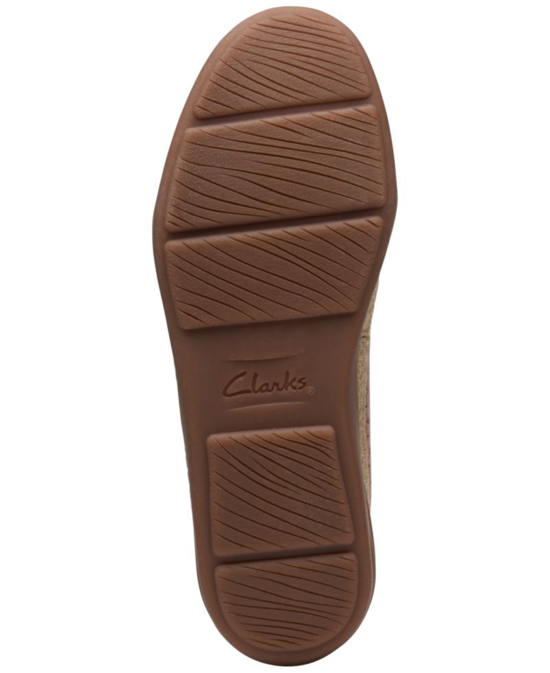 Slip-On Espadrille Leather Flats